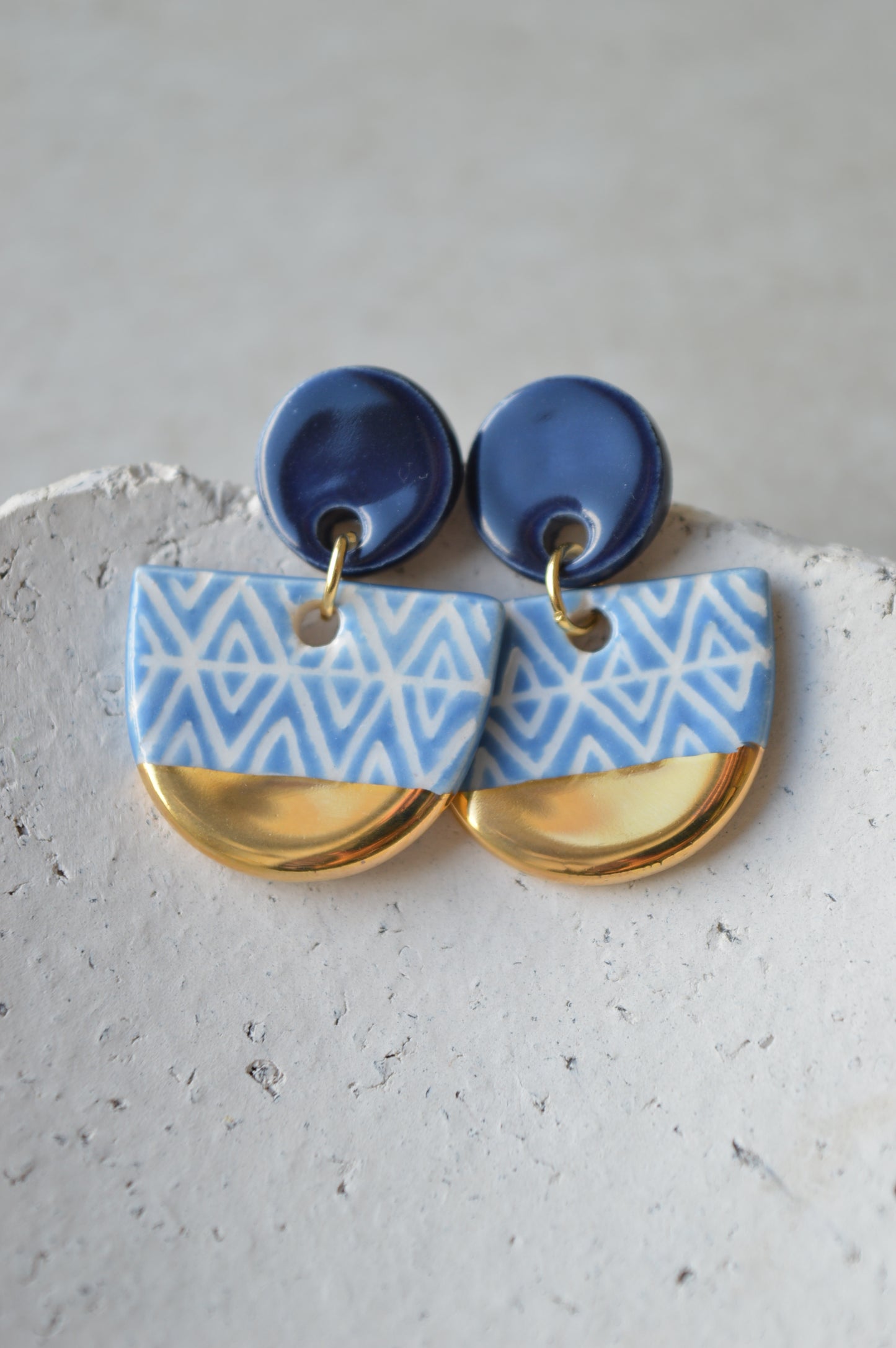 Ceramic Earrings No. 118