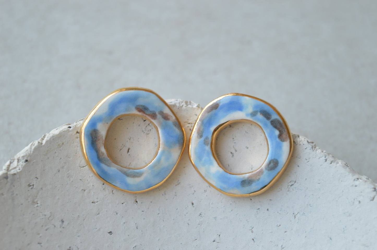 Ceramic Earrings No. 131