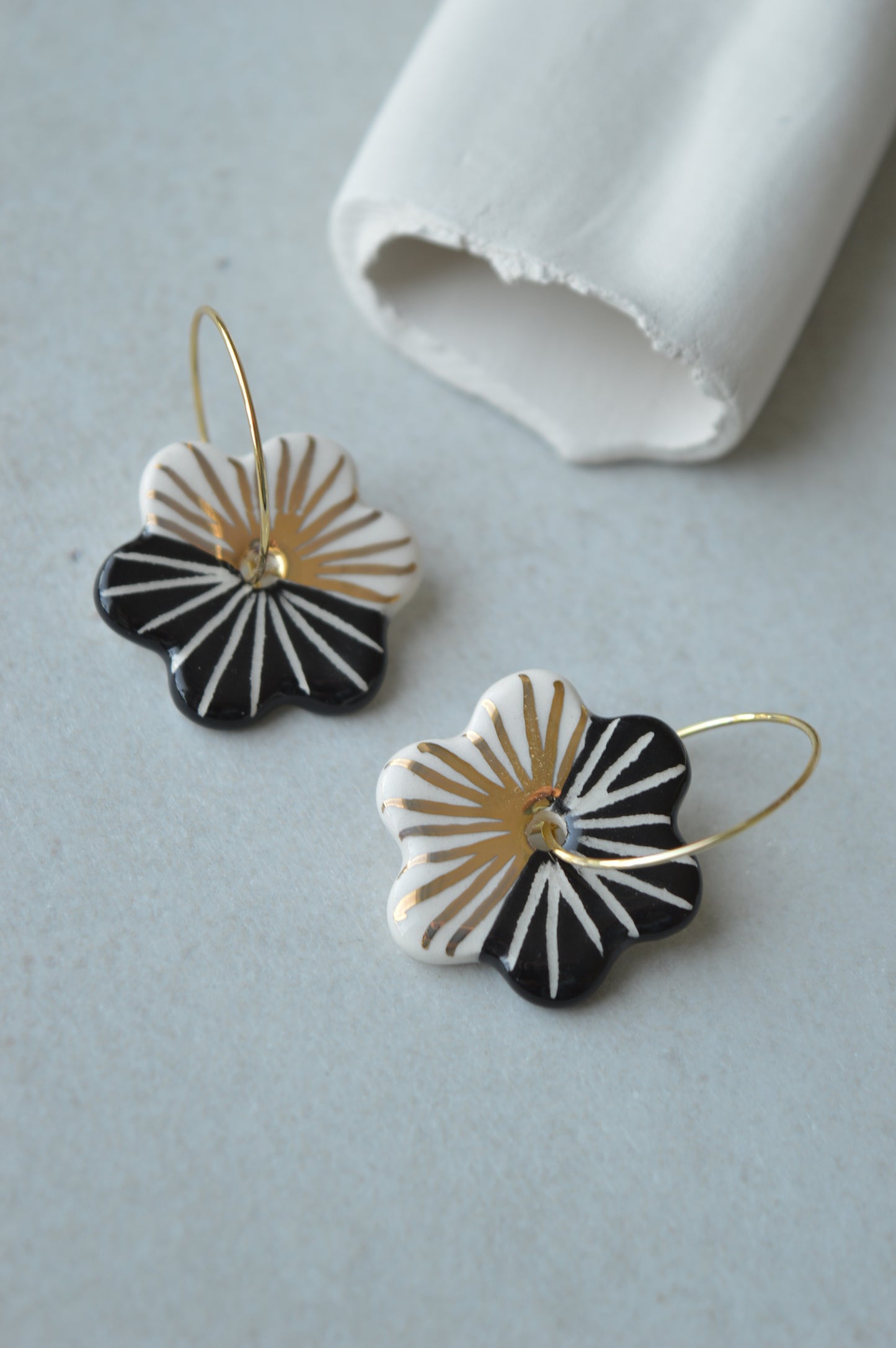 Ceramic Earrings No. 168