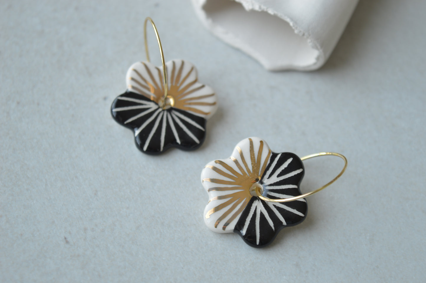 Ceramic Earrings No. 168