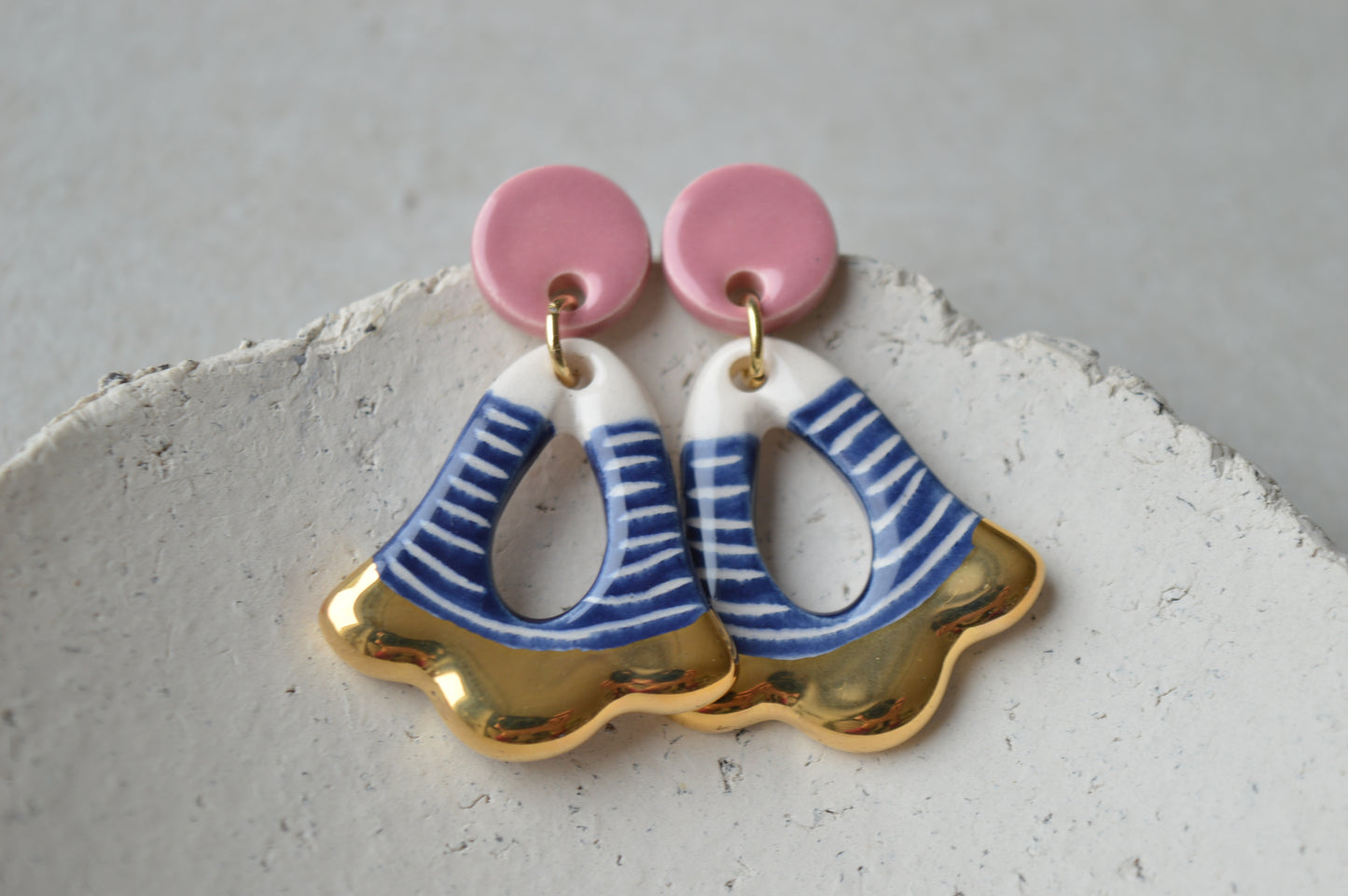 Ceramic Earrings No. 132