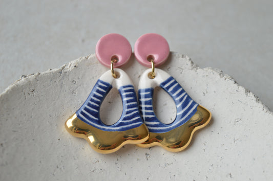 Ceramic Earrings No. 132