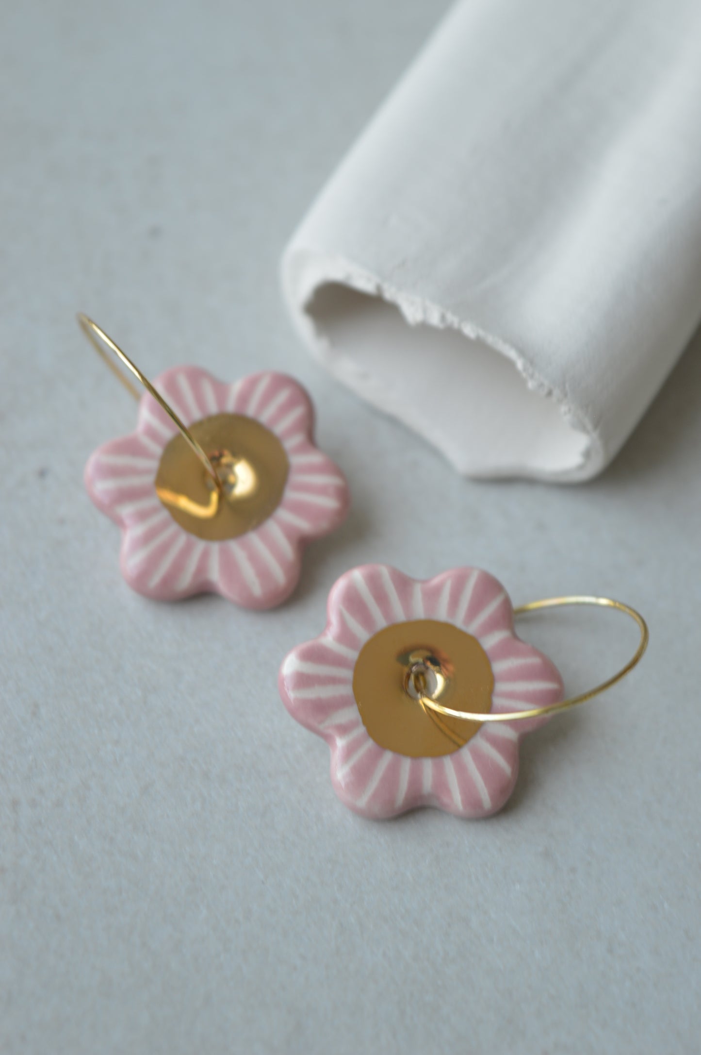 Ceramic Earrings No. 167