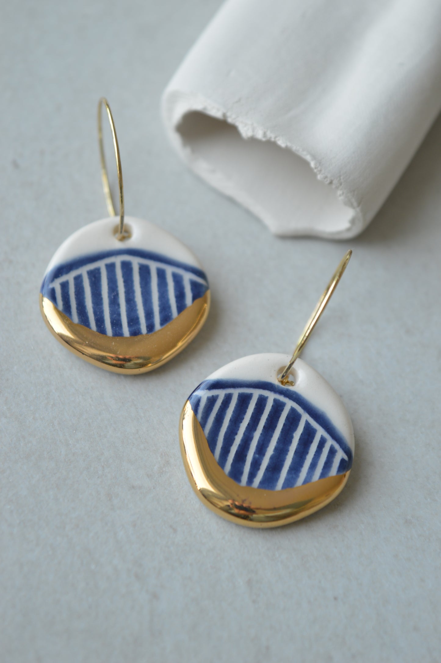 Ceramic Earrings No. 169