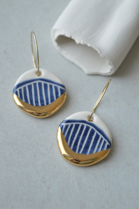 Ceramic Earrings No. 169
