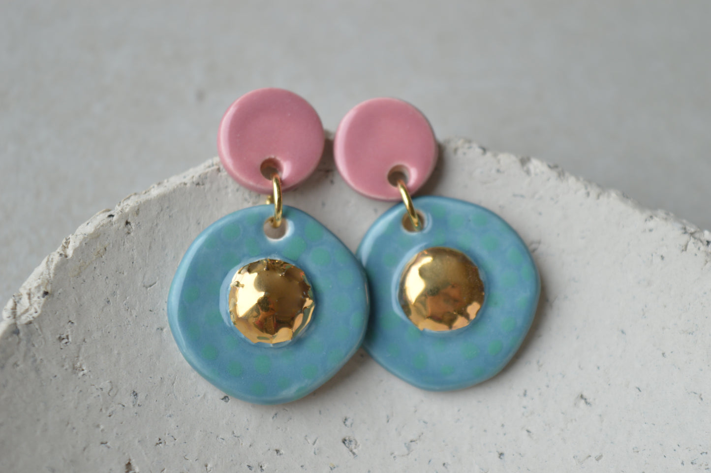Ceramic Earrings No. 130