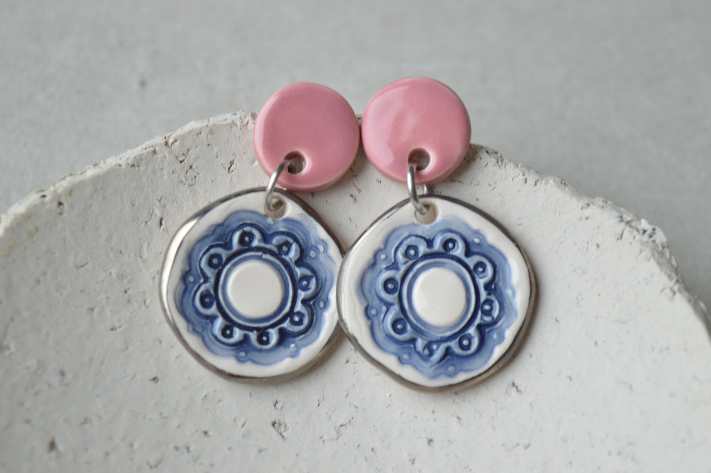 Ceramic Earrings No. 136