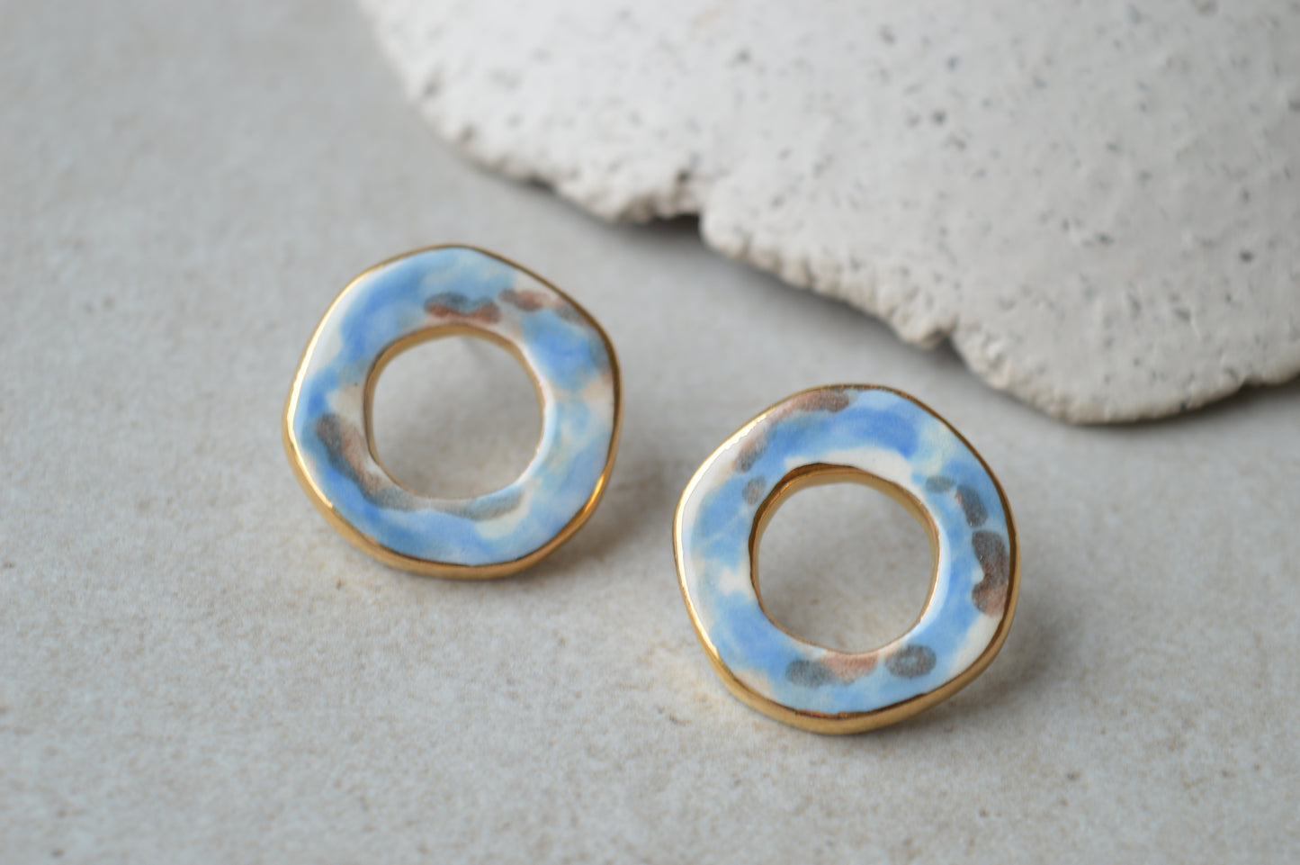 Ceramic Earrings No. 131