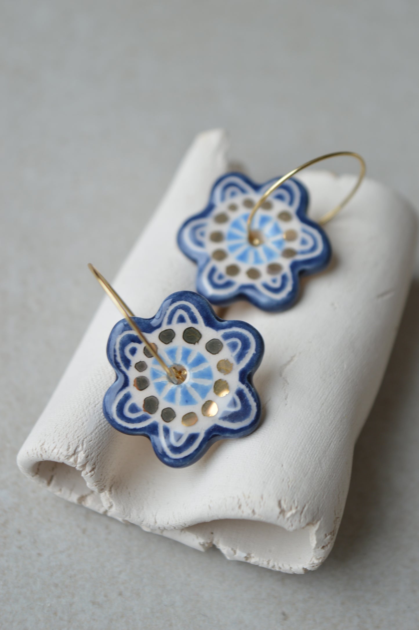 Ceramic Earrings No. 123