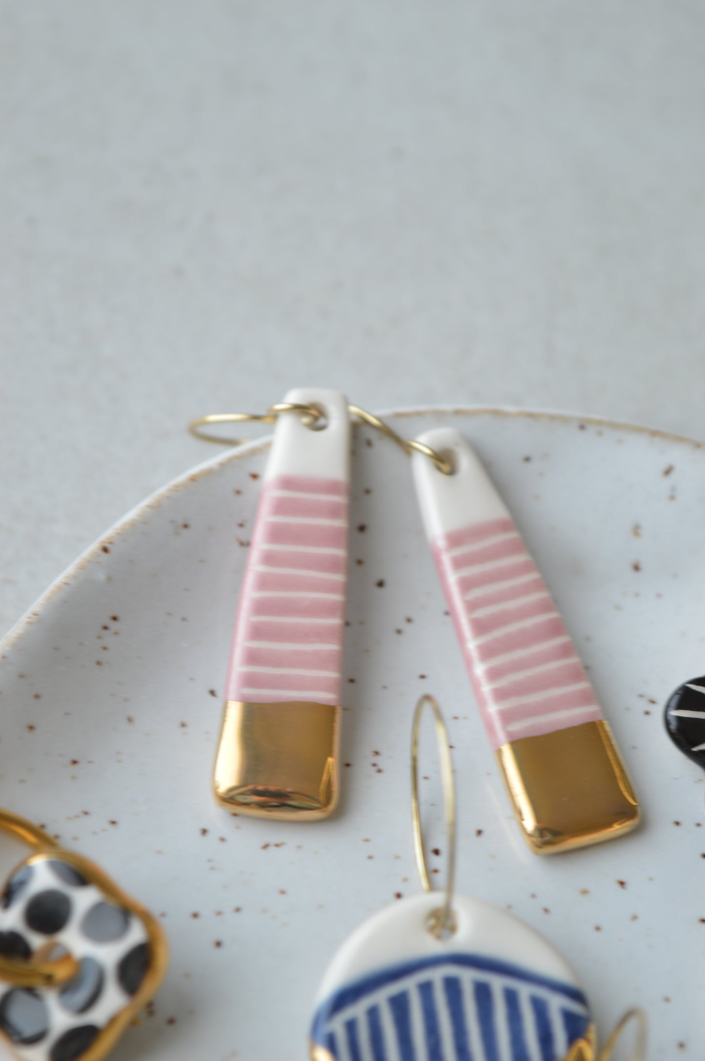 Ceramic Earrings No. 133