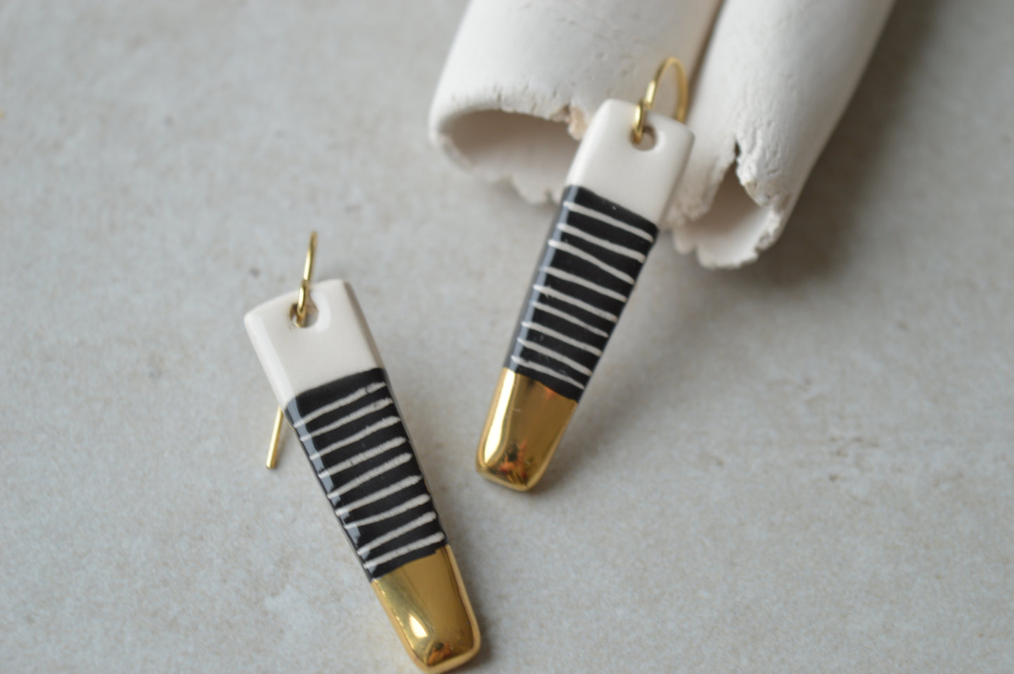 Ceramic Earrings No. 110