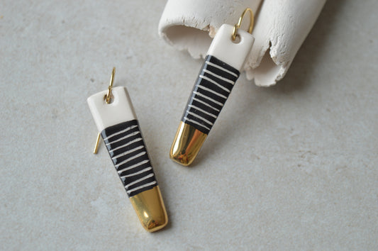 Ceramic Earrings No. 110