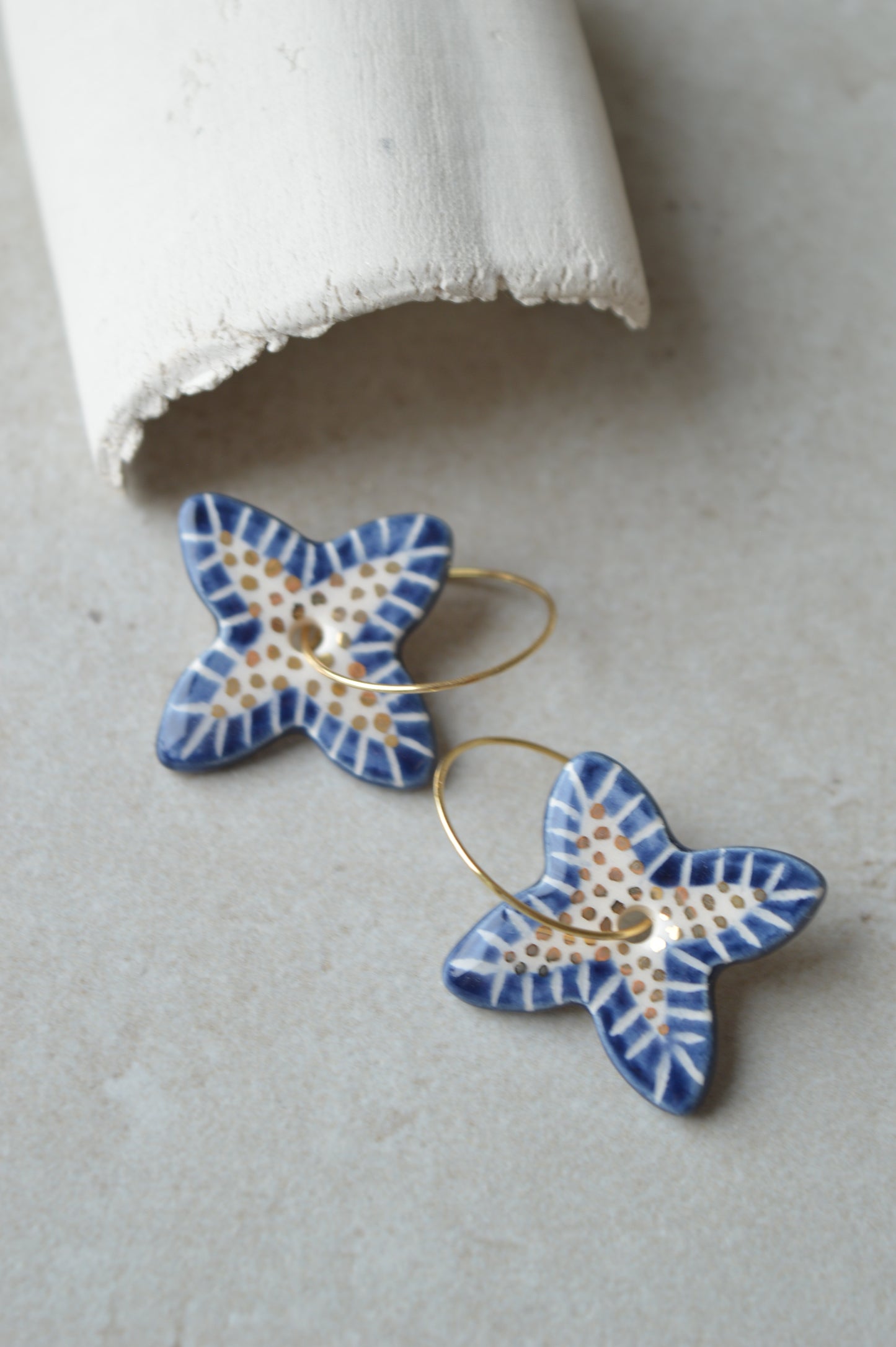 Ceramic Earrings No. 120