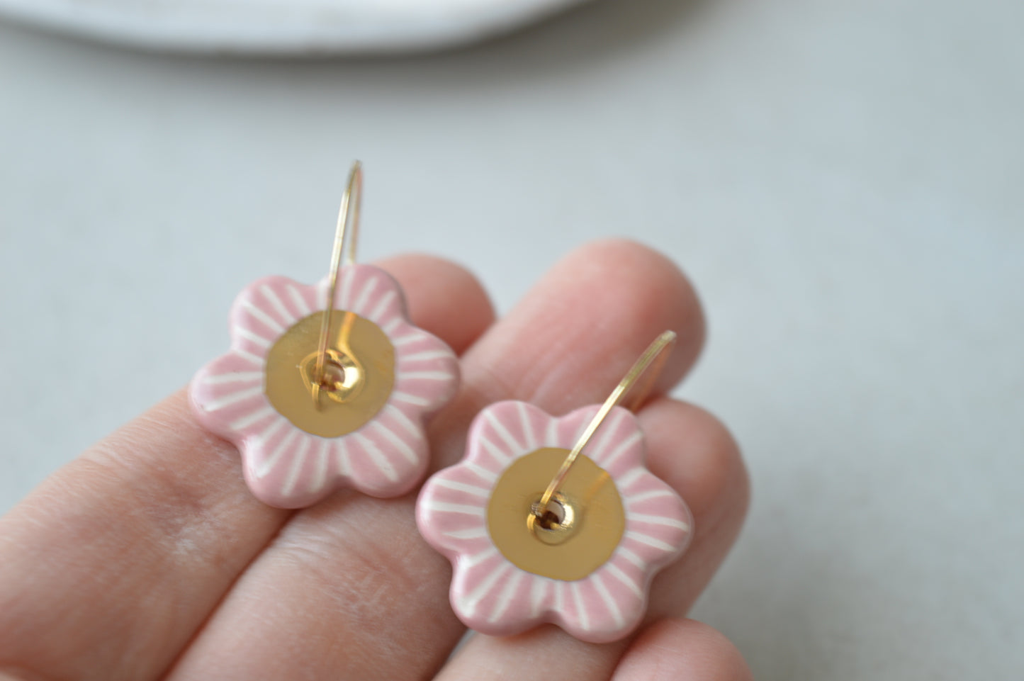 Ceramic Earrings No. 167