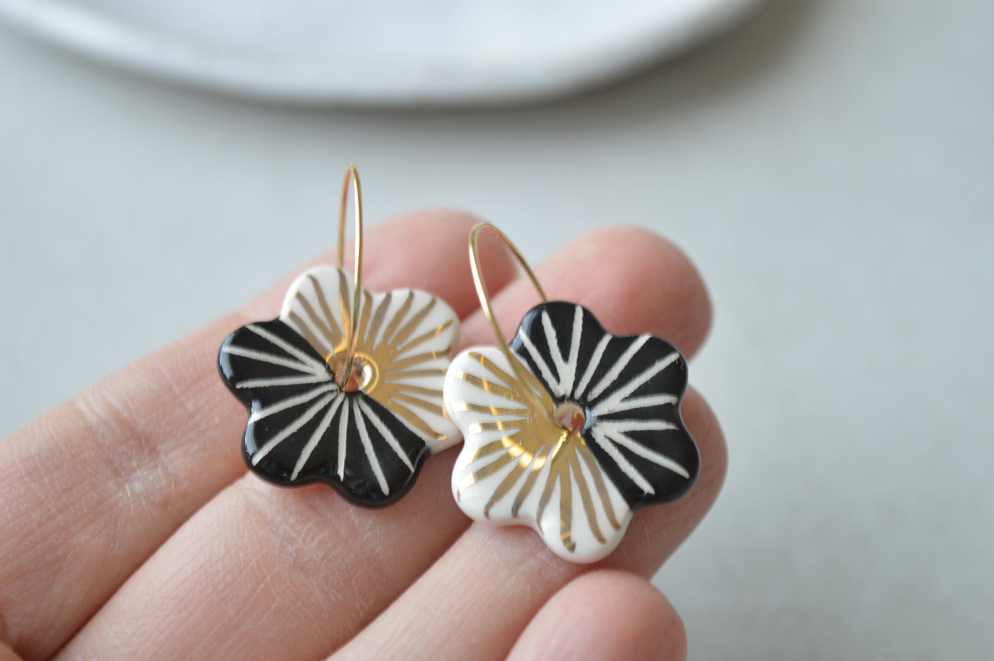 Ceramic Earrings No. 168