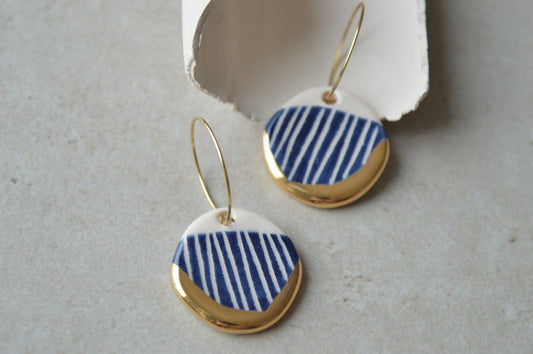 Ceramic Earrings No. 128