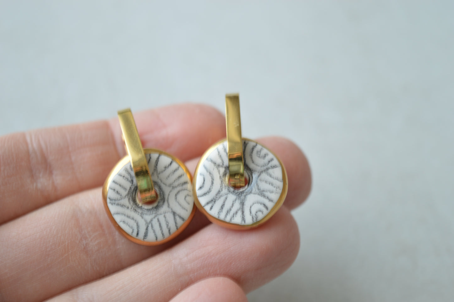 Ceramic Earrings No. 170