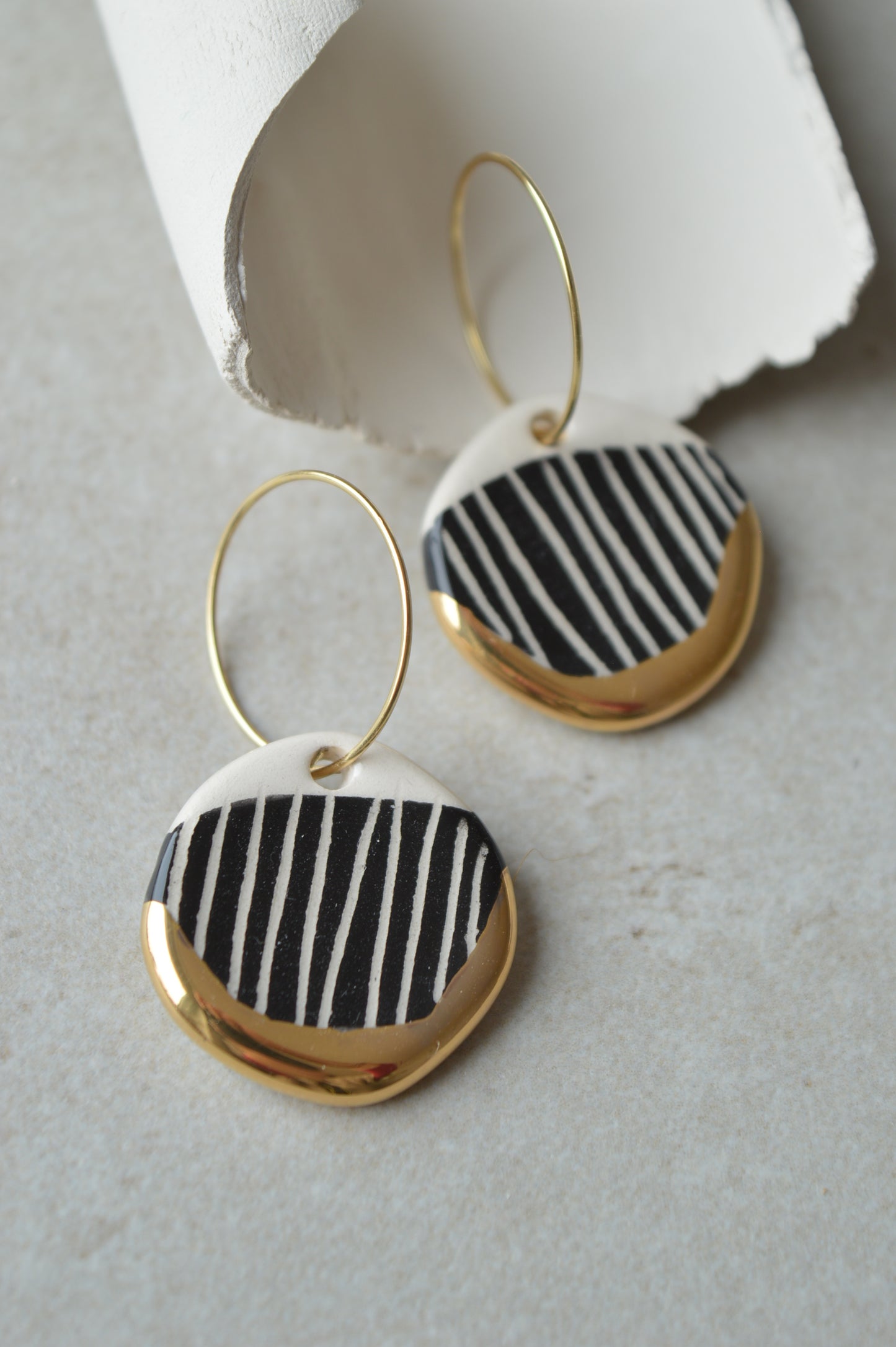 Ceramic Earrings No. 113