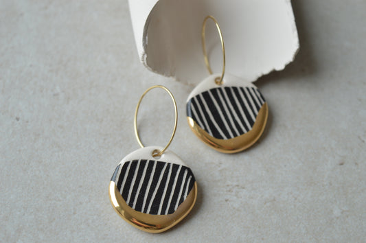 Ceramic Earrings No. 113