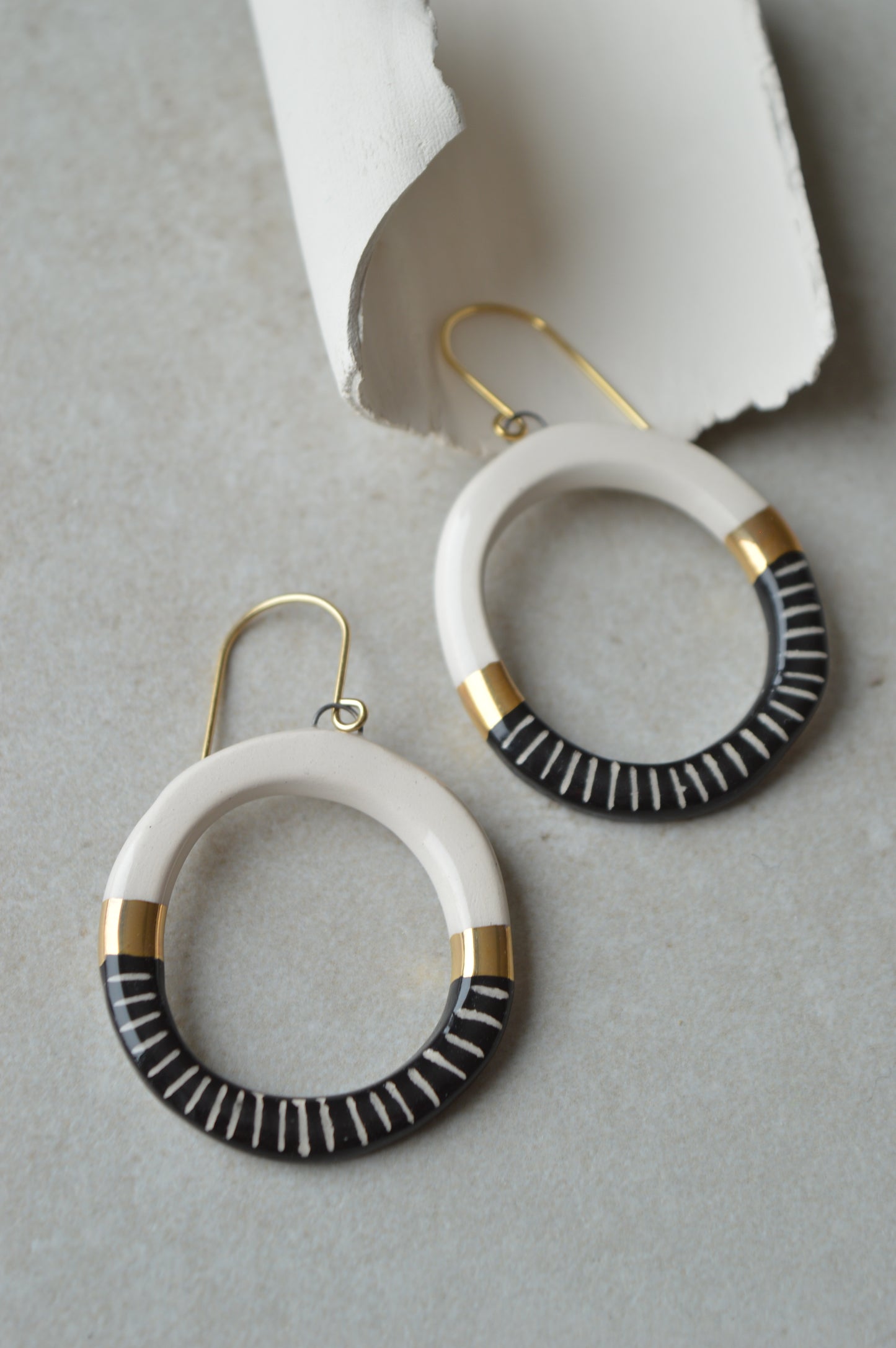 Ceramic Earrings No. 111