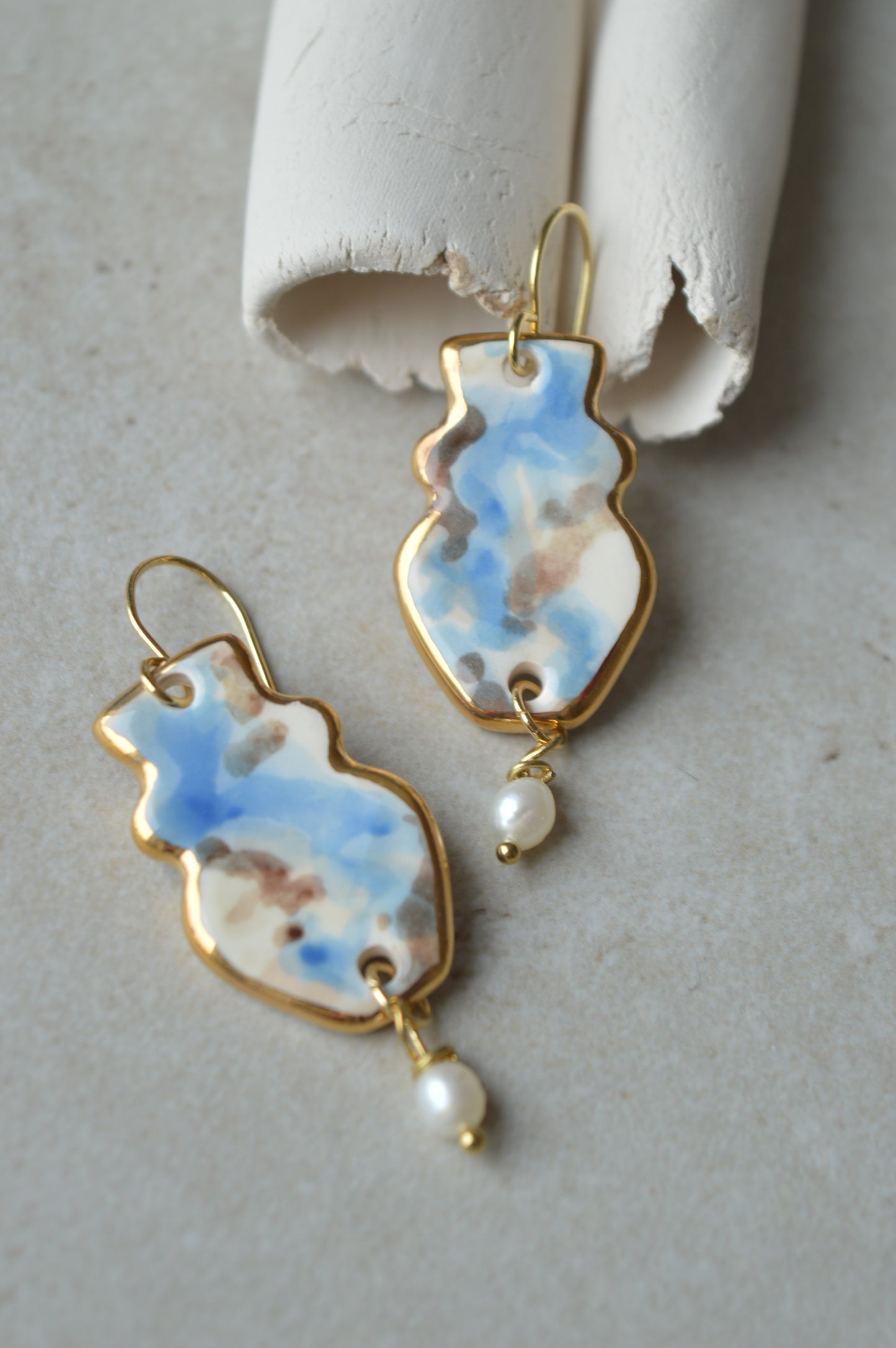 Ceramic Earrings No. 99
