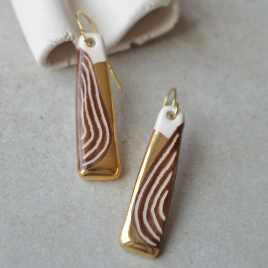 Ceramic Earrings No. 150