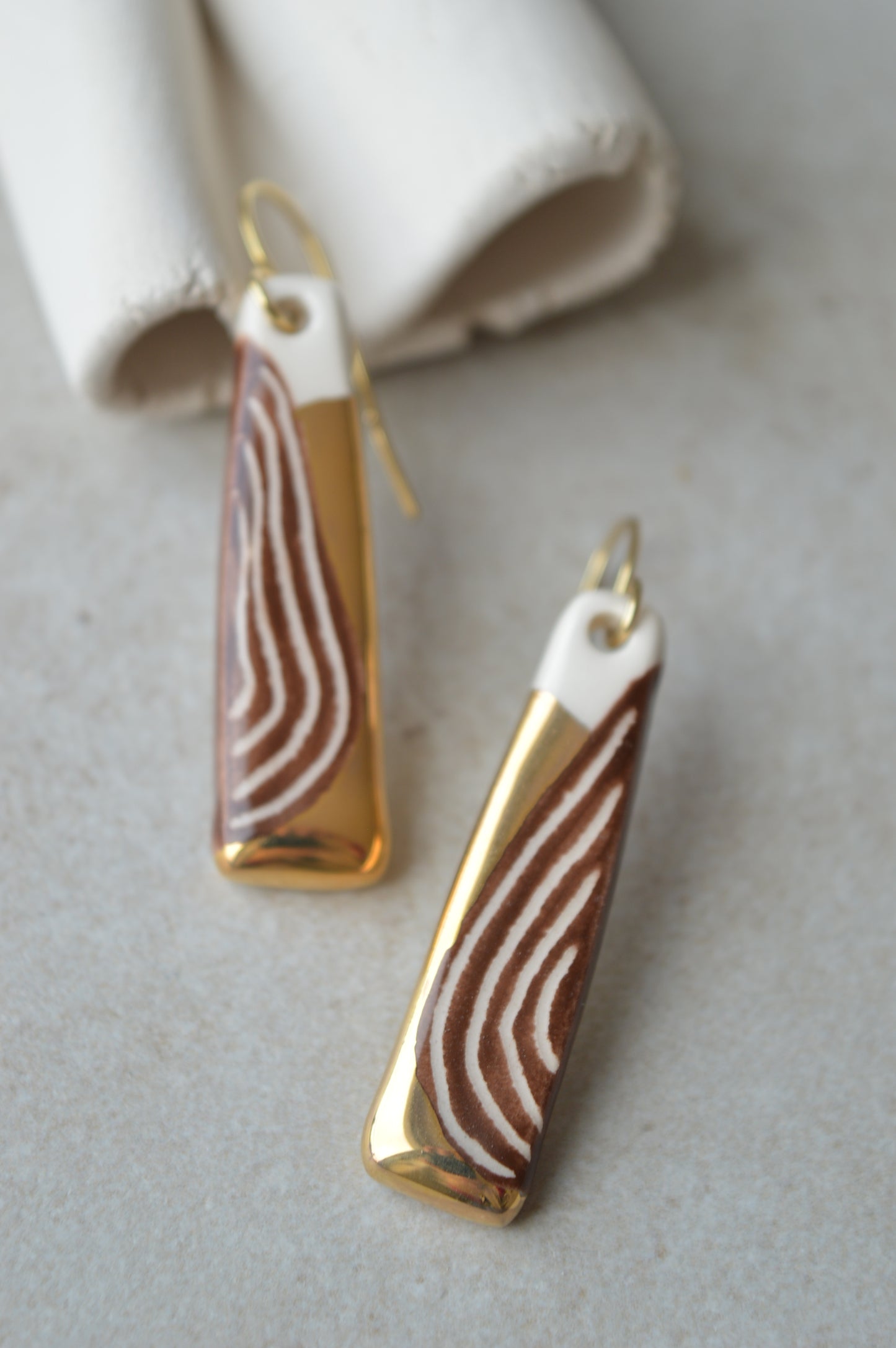 Ceramic Earrings No. 150