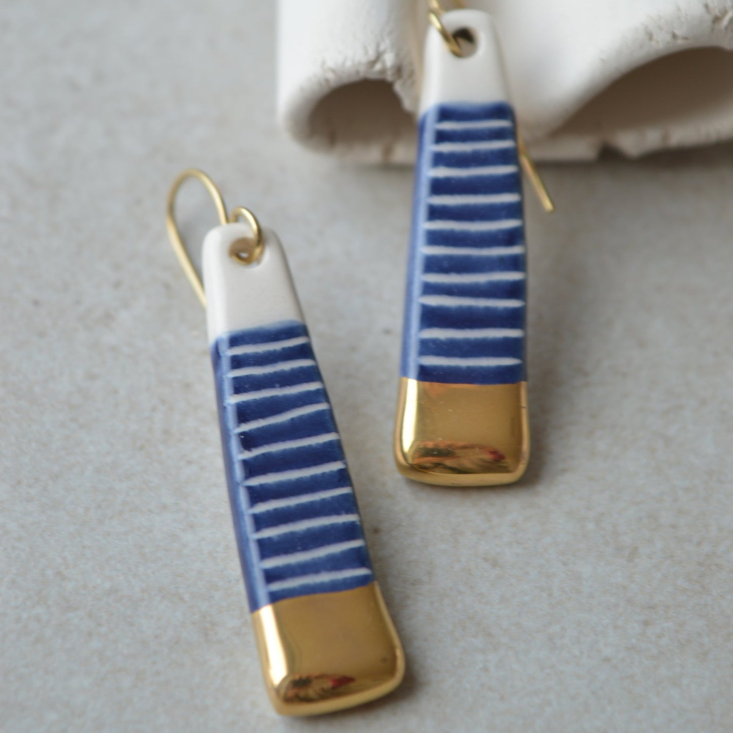 Ceramic Earrings No. 141