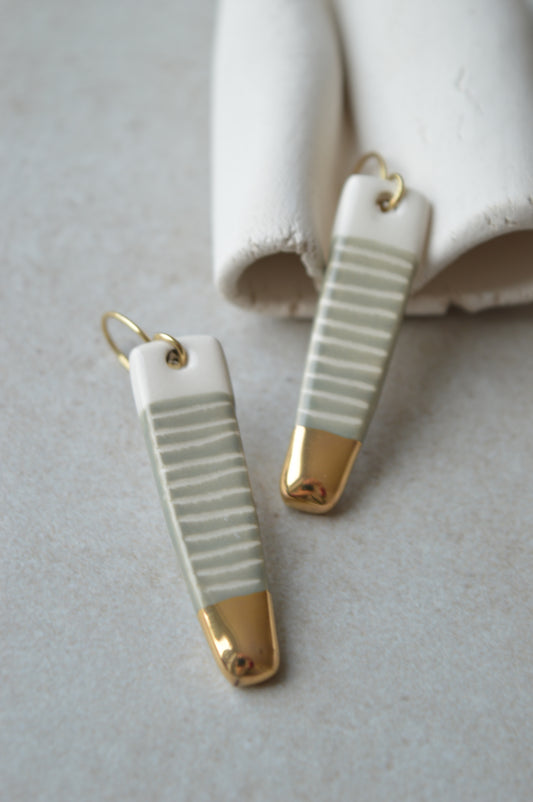 Ceramic Earrings No. 157