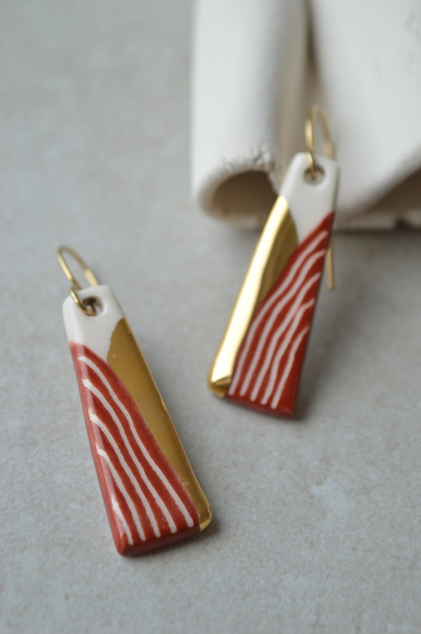 Ceramic Earrings No. 149