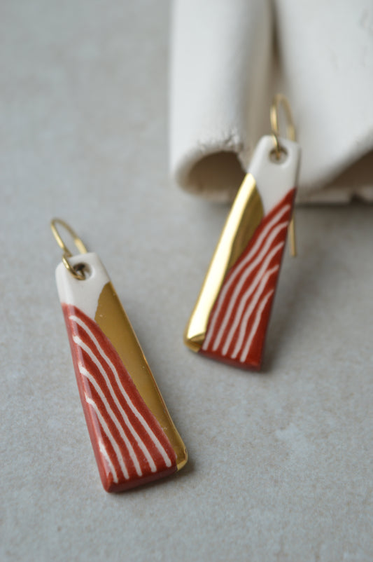 Ceramic Earrings No. 149