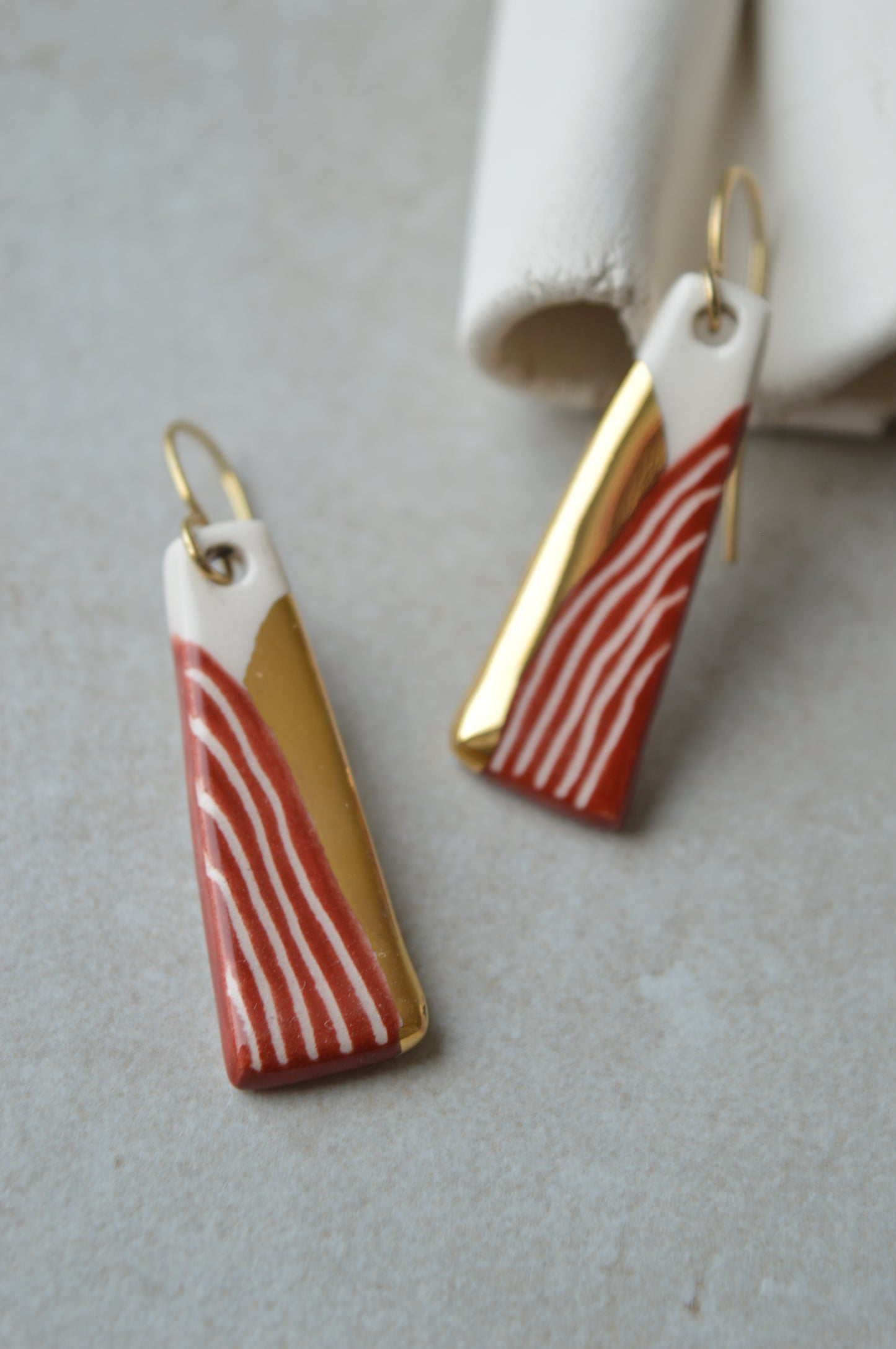 Ceramic Earrings No. 149