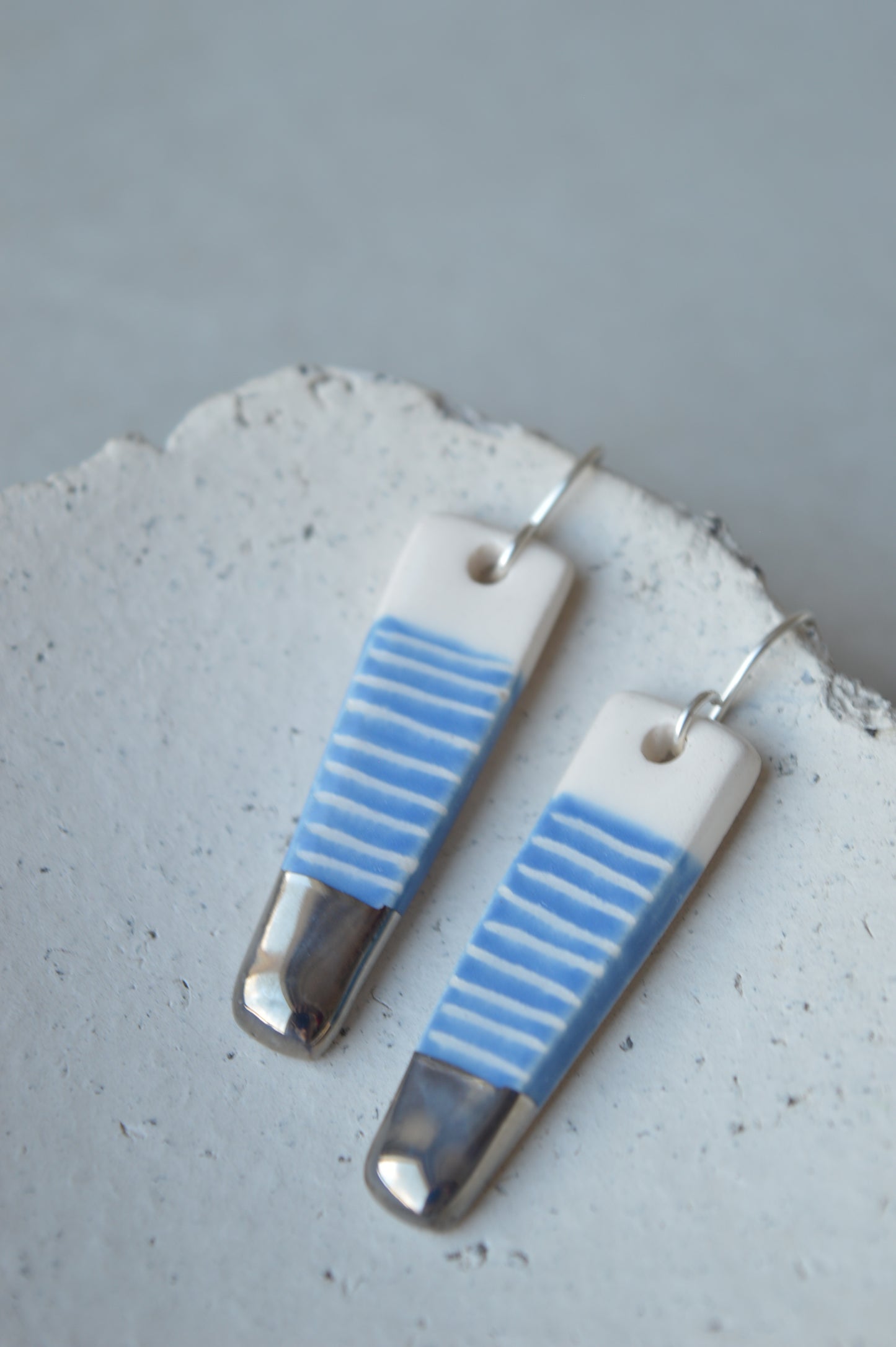 Ceramic Earrings No. 164