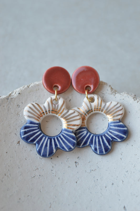 Ceramic Earrings No. 140