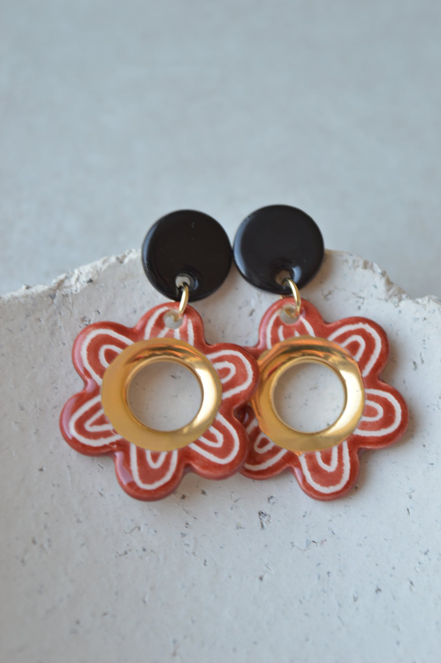 Ceramic Earrings No. 103