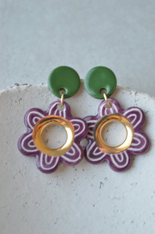Ceramic Earrings No. 151