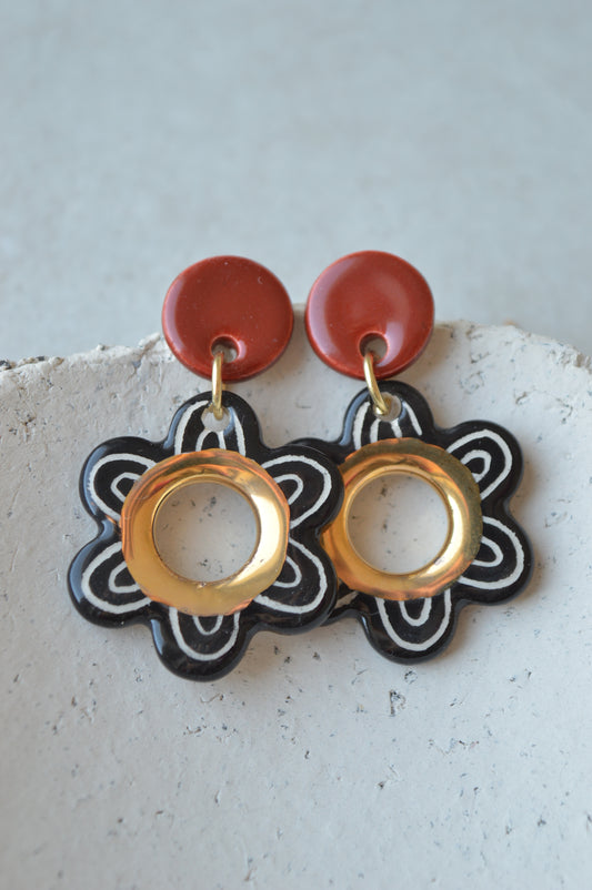 Ceramic Earrings No. 106