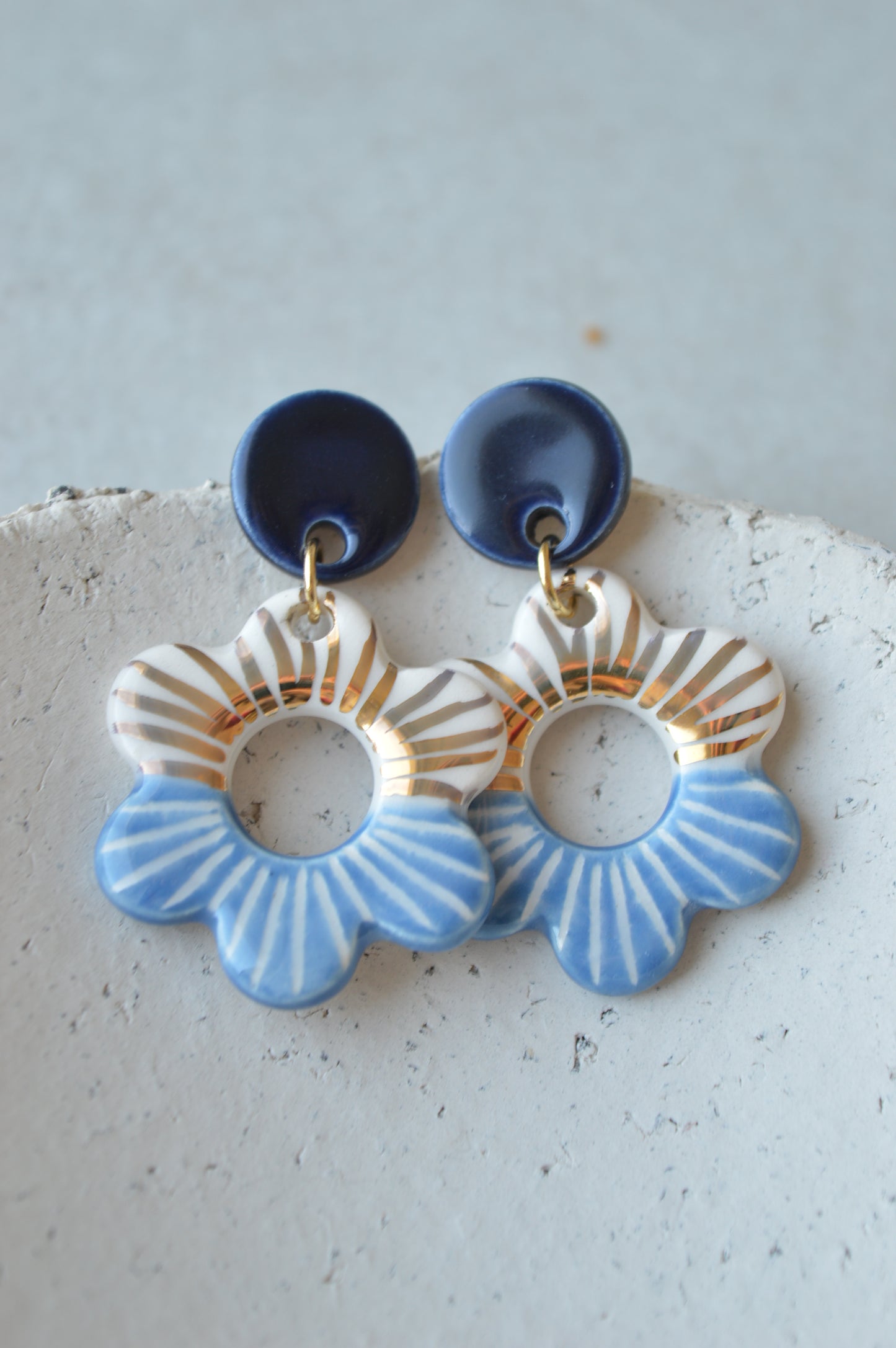 Ceramic Earrings No. 121