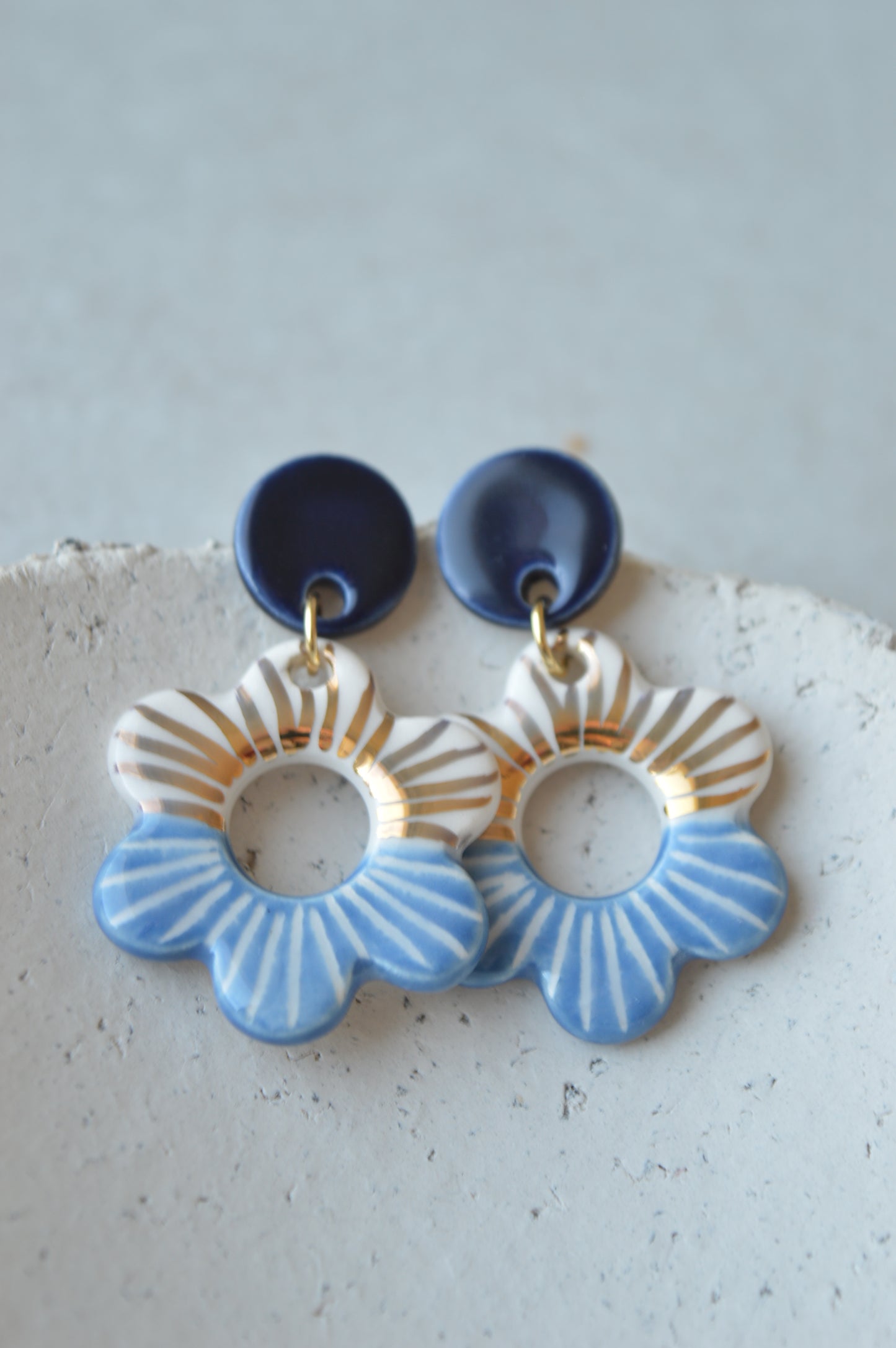 Ceramic Earrings No. 121