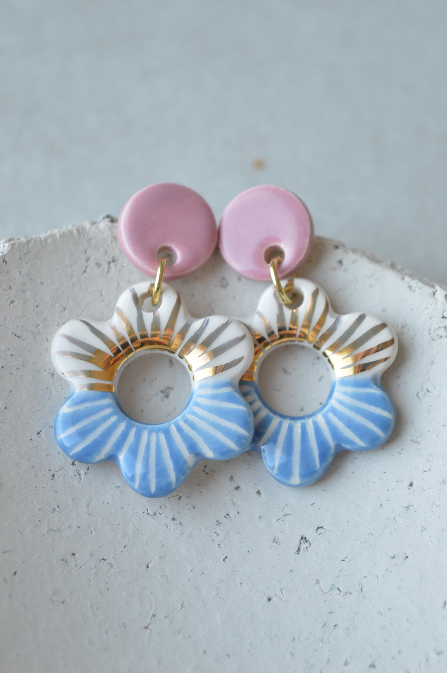 Ceramic Earrings No. 127