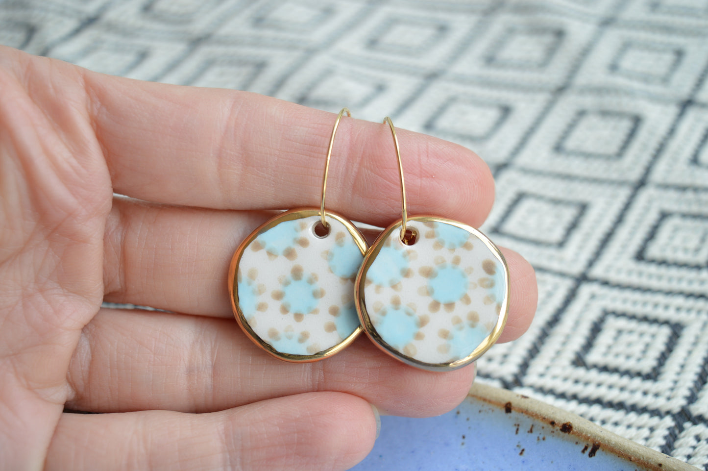Ceramic earrings No. 3