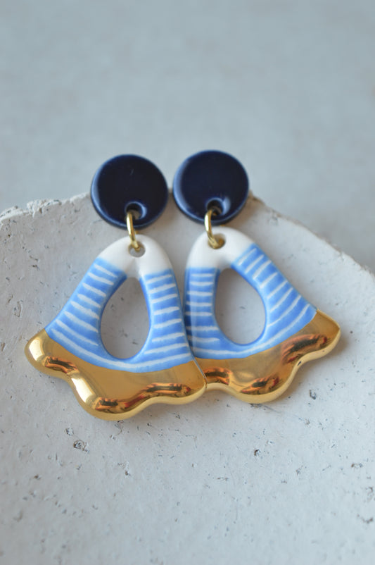 Ceramic Earrings No. 117