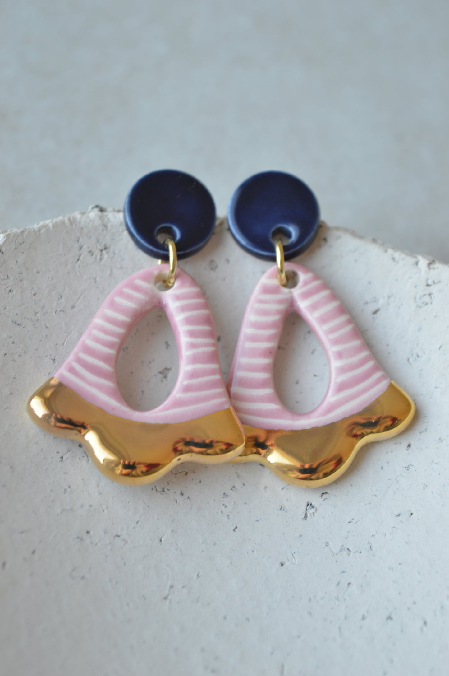 Ceramic Earrings No. 126