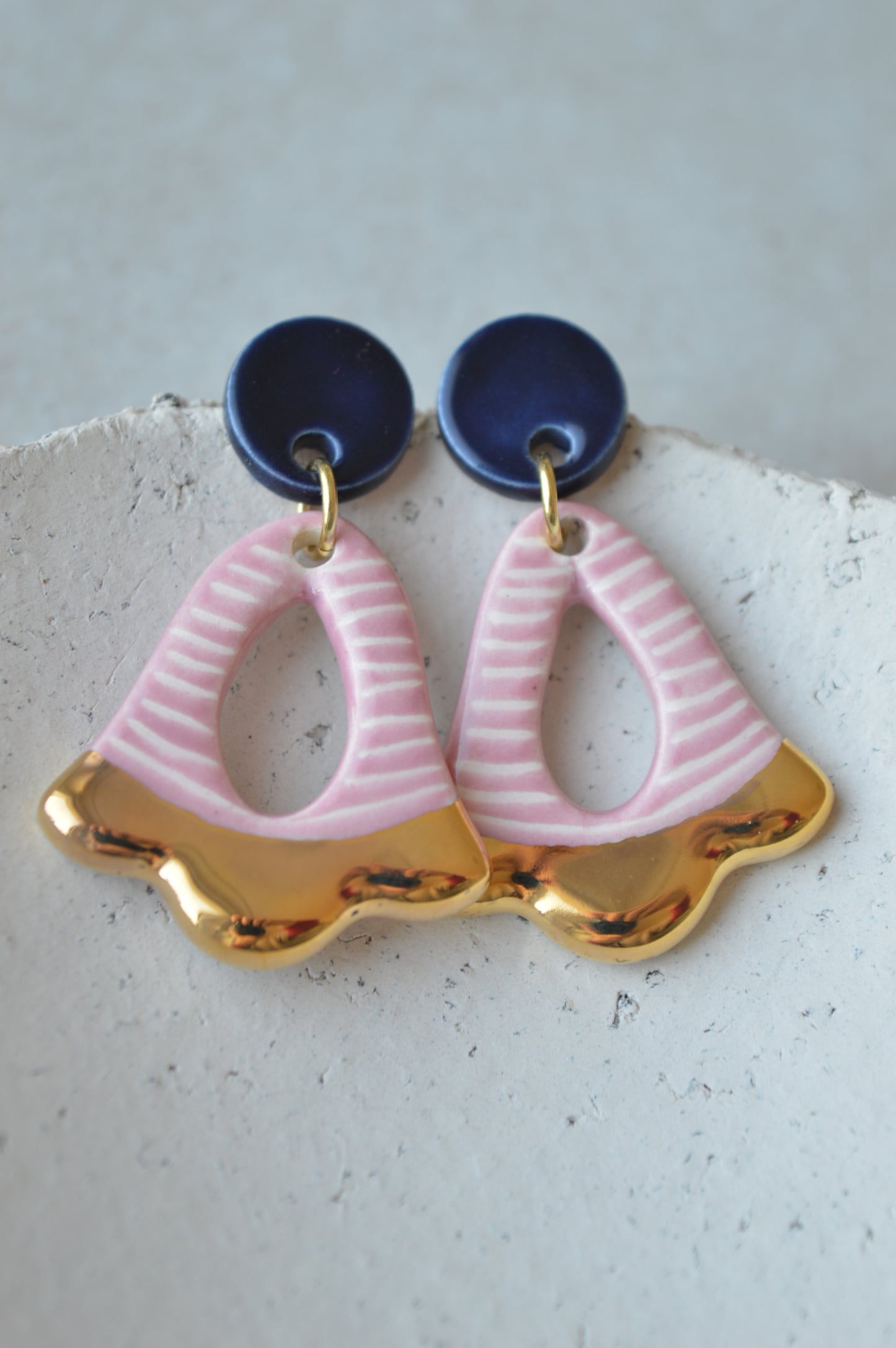 Ceramic Earrings No. 126