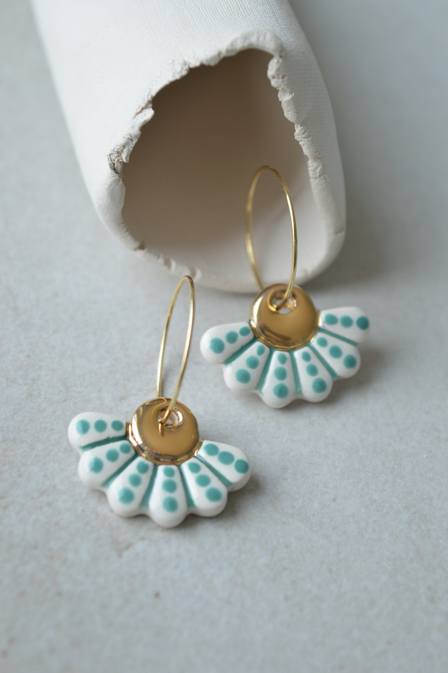 Ceramic Earrings No. 194