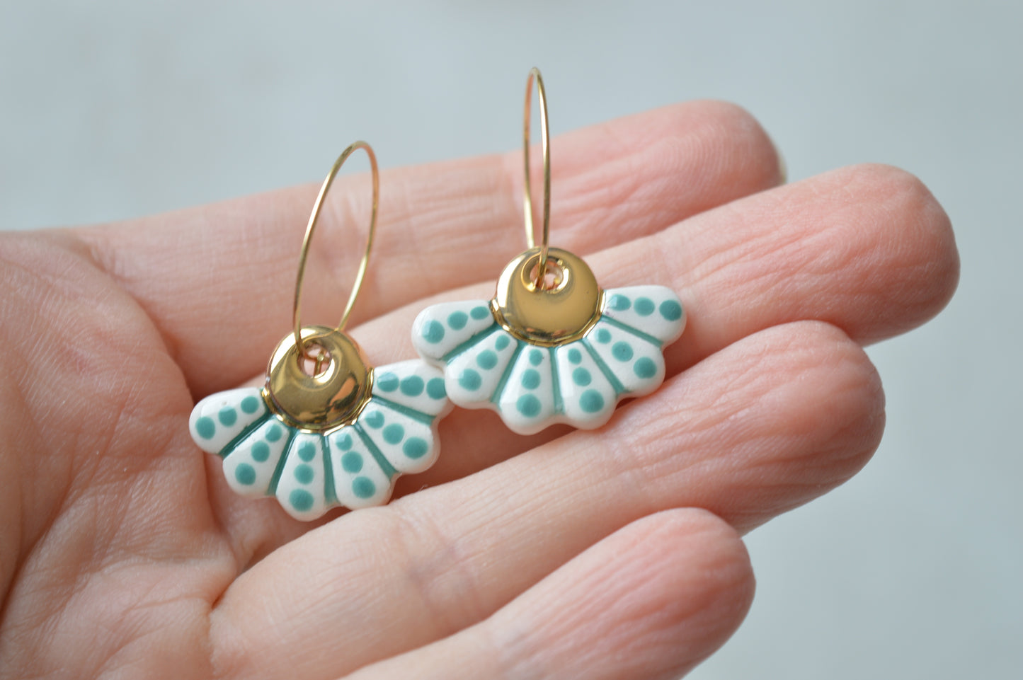 Ceramic Earrings No. 194