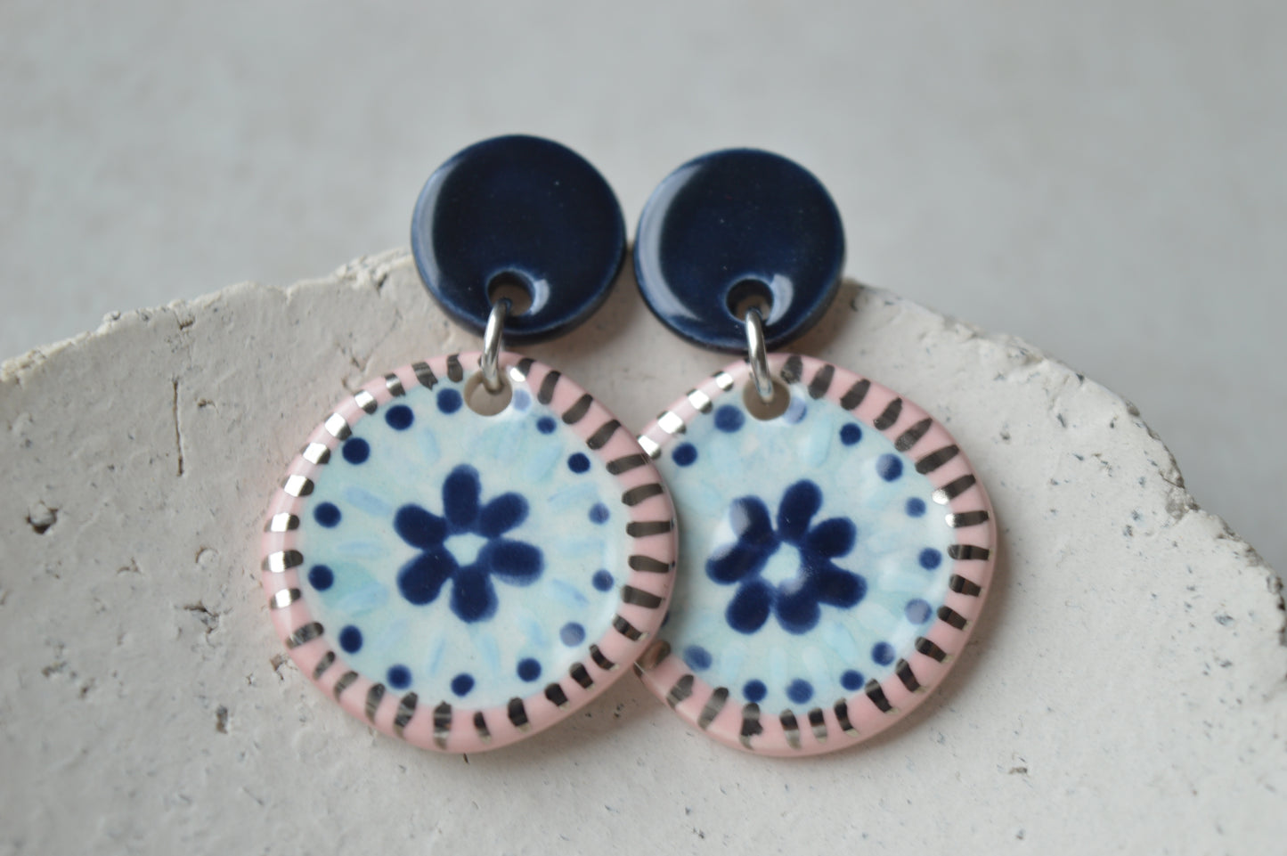 Ceramic Earrings No. 138
