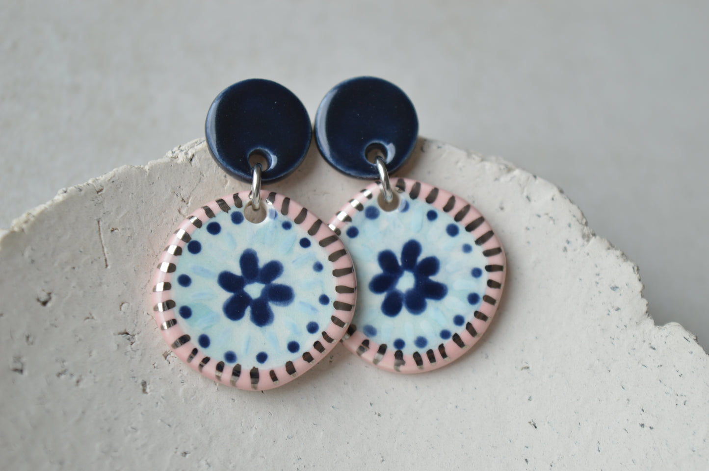 Ceramic Earrings No. 138