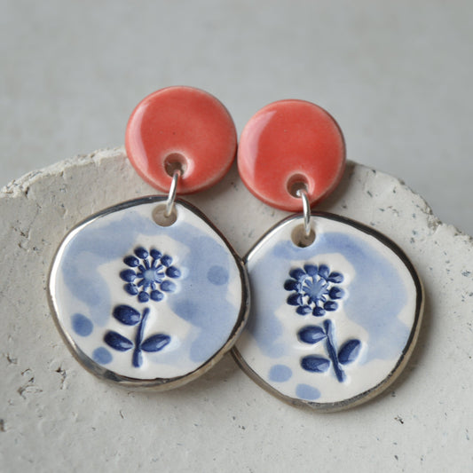 Ceramic Earrings No. 165