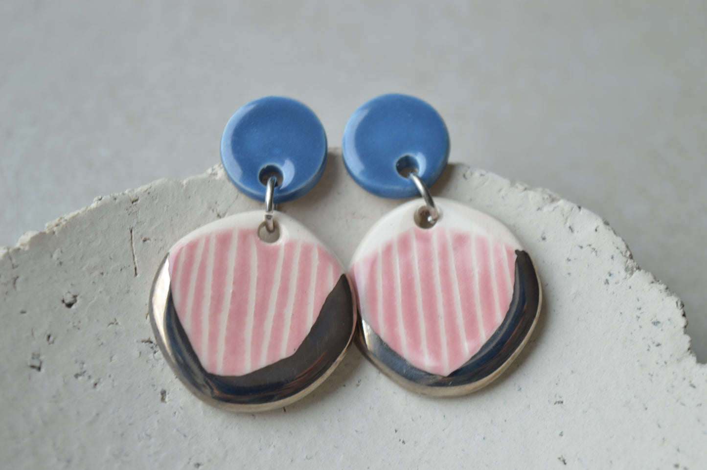 Ceramic Earrings No. 137